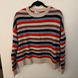 Madewell sweater stripped and multicolored